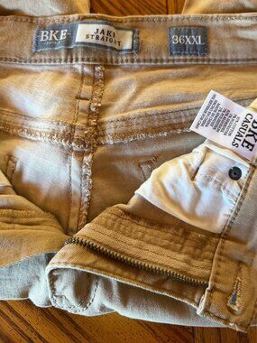 Men's 36XXL Jake Straight BKE Khaki Jeans